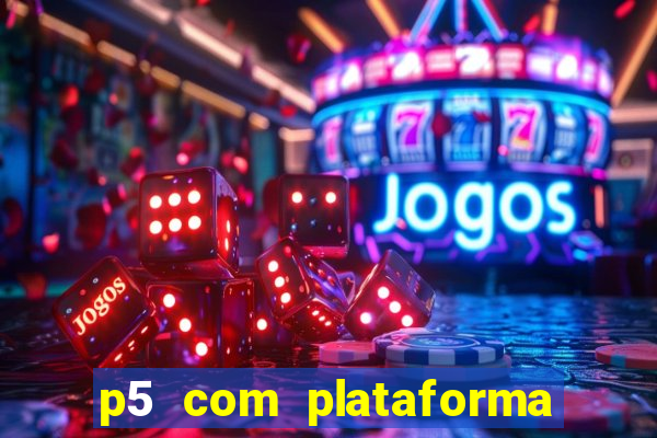 p5 com plataforma de jogos